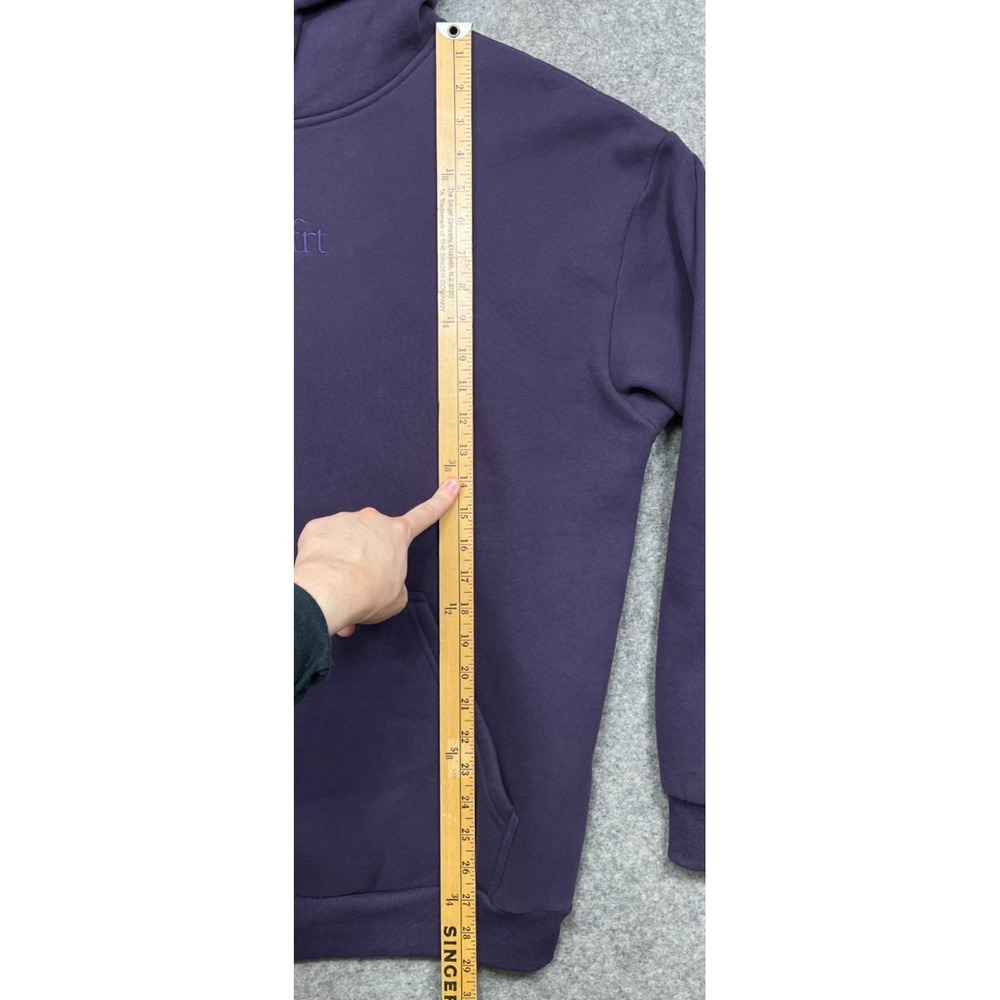Comfrt Signature Hoodie Unisex Adult L Blackberry Purple Sweatshirt Thick Cozy - Picture 11 of 12